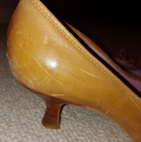 90s Steve Madden brown kitten heels w/bows - Picture 6 of 8